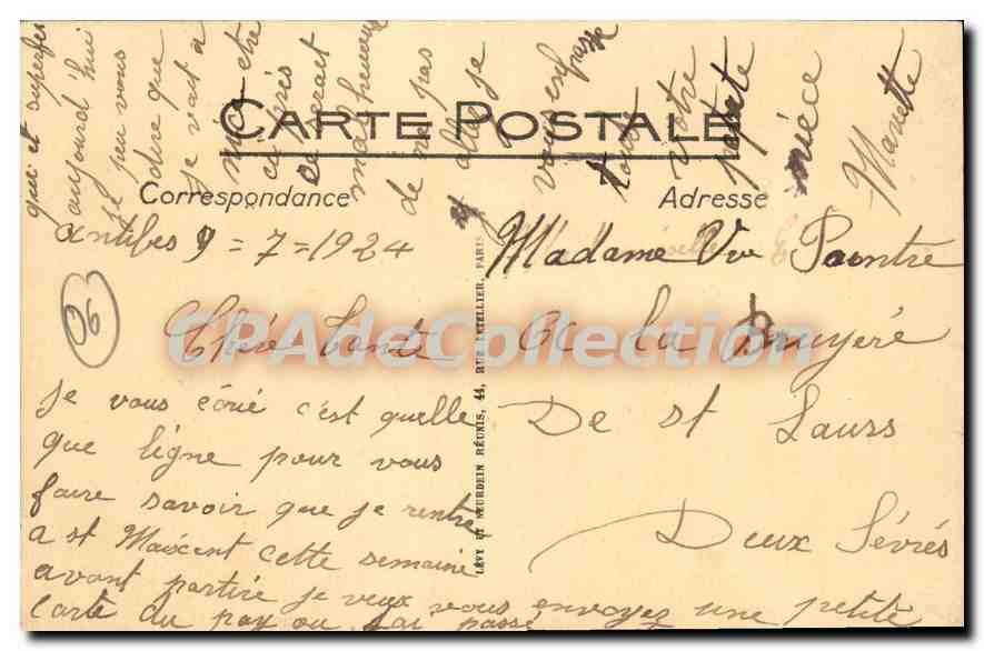 CPA GOLFE JUAN escadre en rade — Verso
