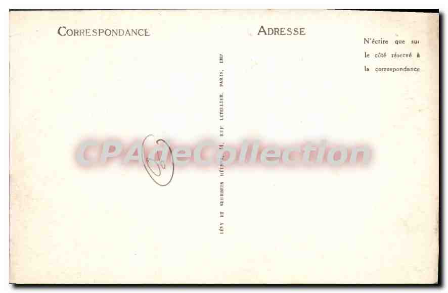 CPA GOLFE JUAN vue générale — Verso