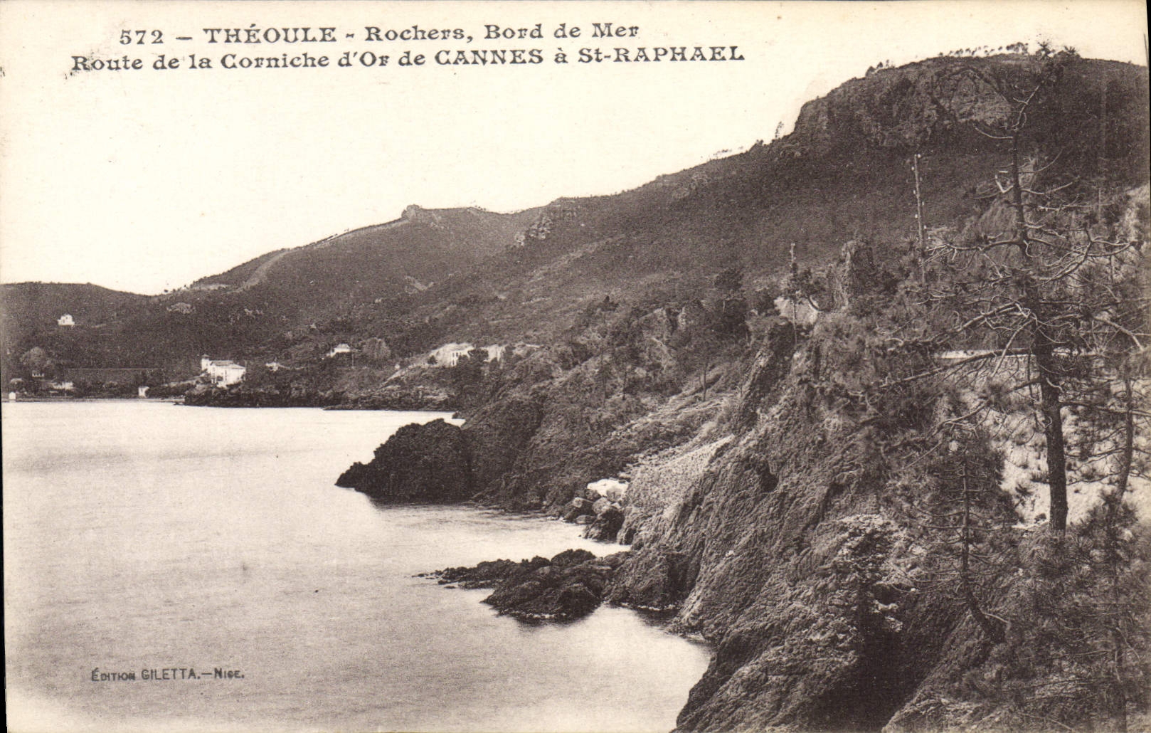 CPA THEOULE ESTEREL route de la corniche d'or