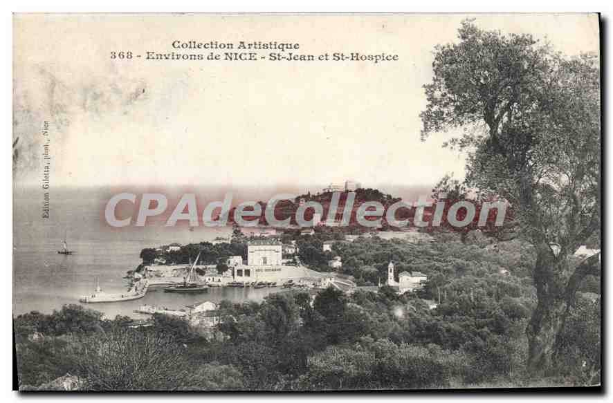Environ de NICE - St-Jean et St-Hospice — Collection Artistique n°368 — Édition Giletta, Nice