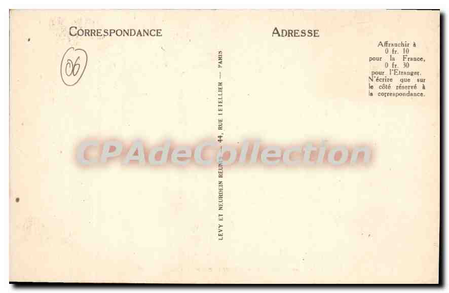 CPA GOLFE JUAN vue générale — Verso