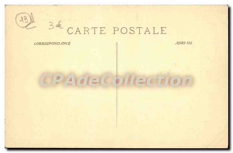 CPA Rochers de l'Establon — Verso