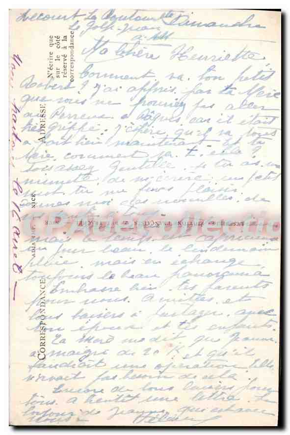 CPA GOLFE JUAN escadre en rade — Verso