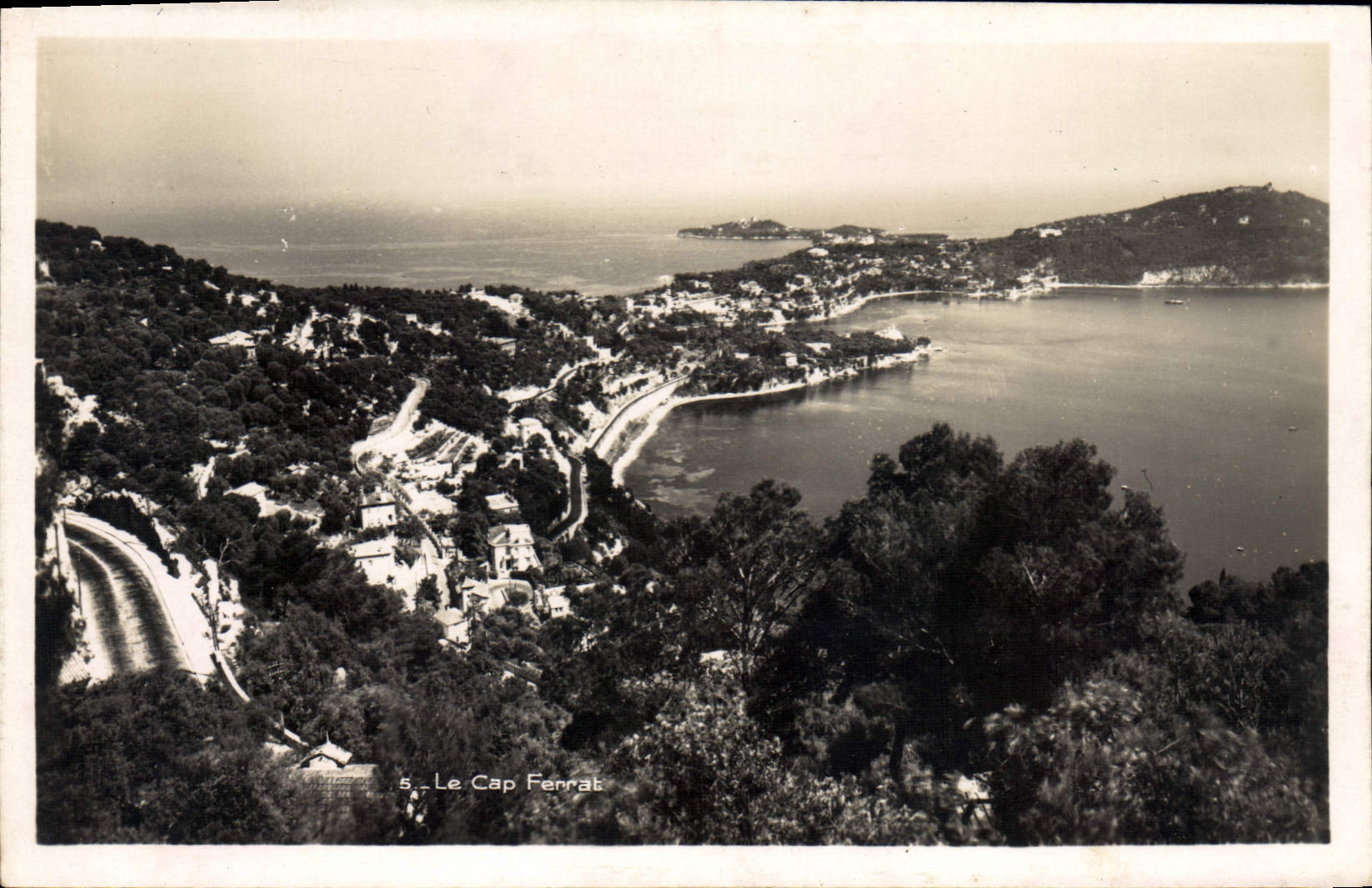Le Cap Ferrat — vue aérienne — série 5 - Anverso