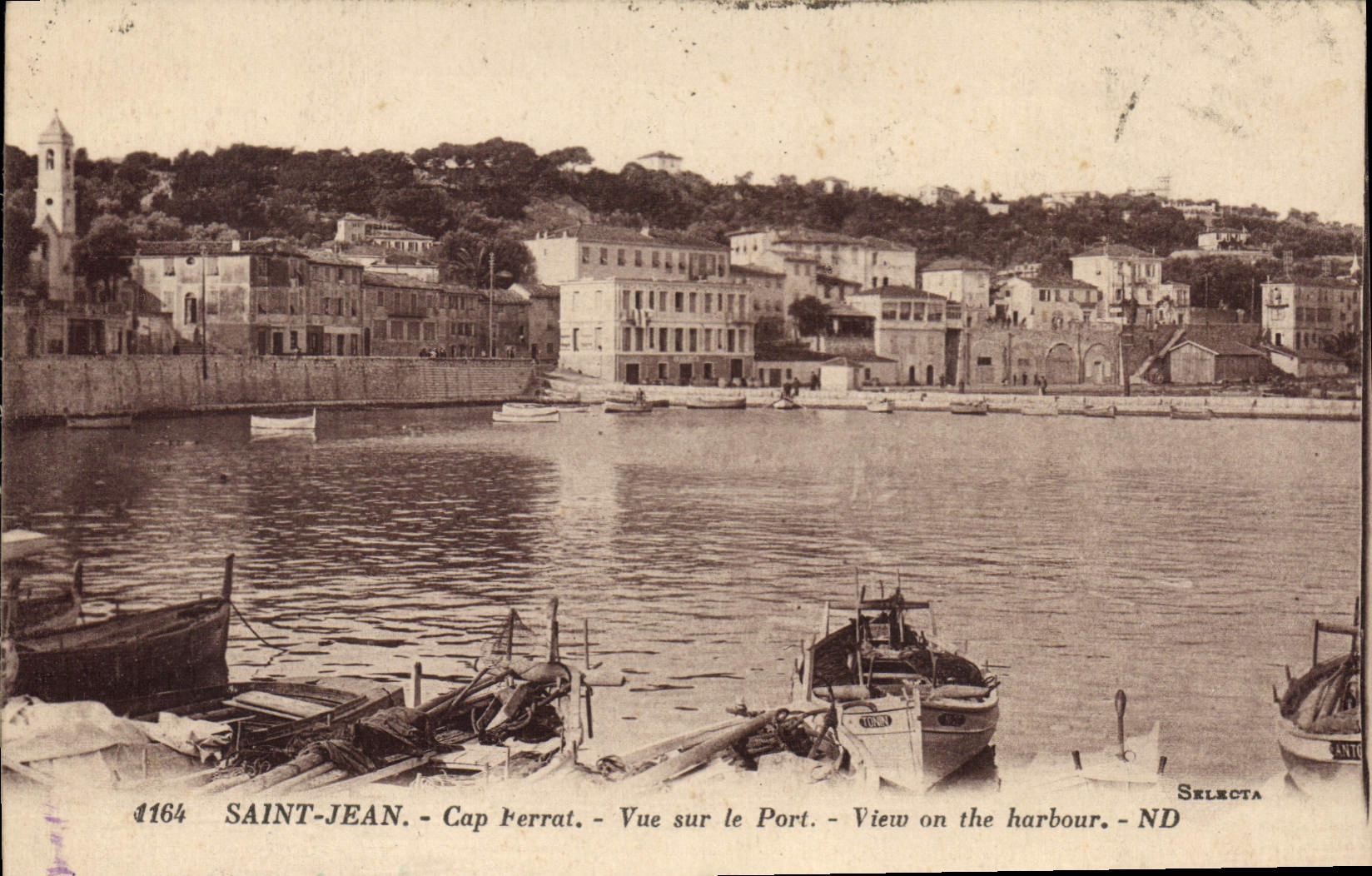 Saint-Jean - Cap Ferrat - Vue sur le Port - Selecta n°1164