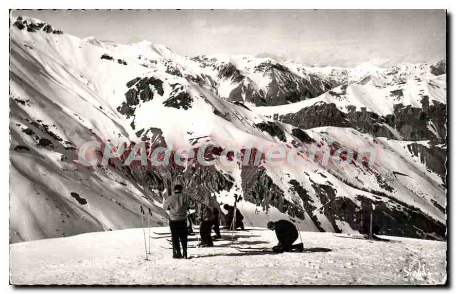 CPA AURON piste du Ciavalet