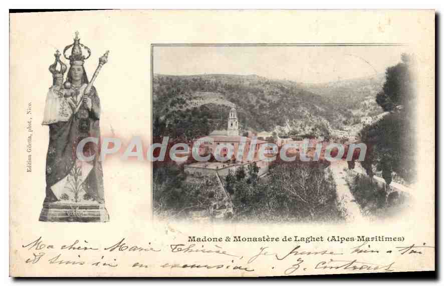 CPA LAGHET monastère madone
