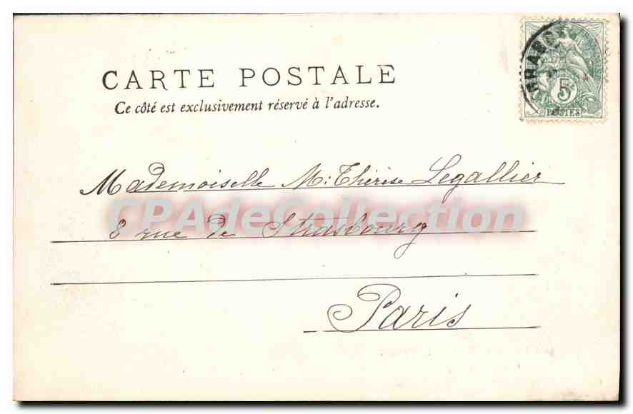 CPA saut du LOUP — Verso