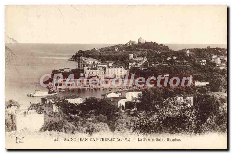 Saint-Jean-Cap-Ferrat (A.-M.) — Le Port et Saint-Hospice