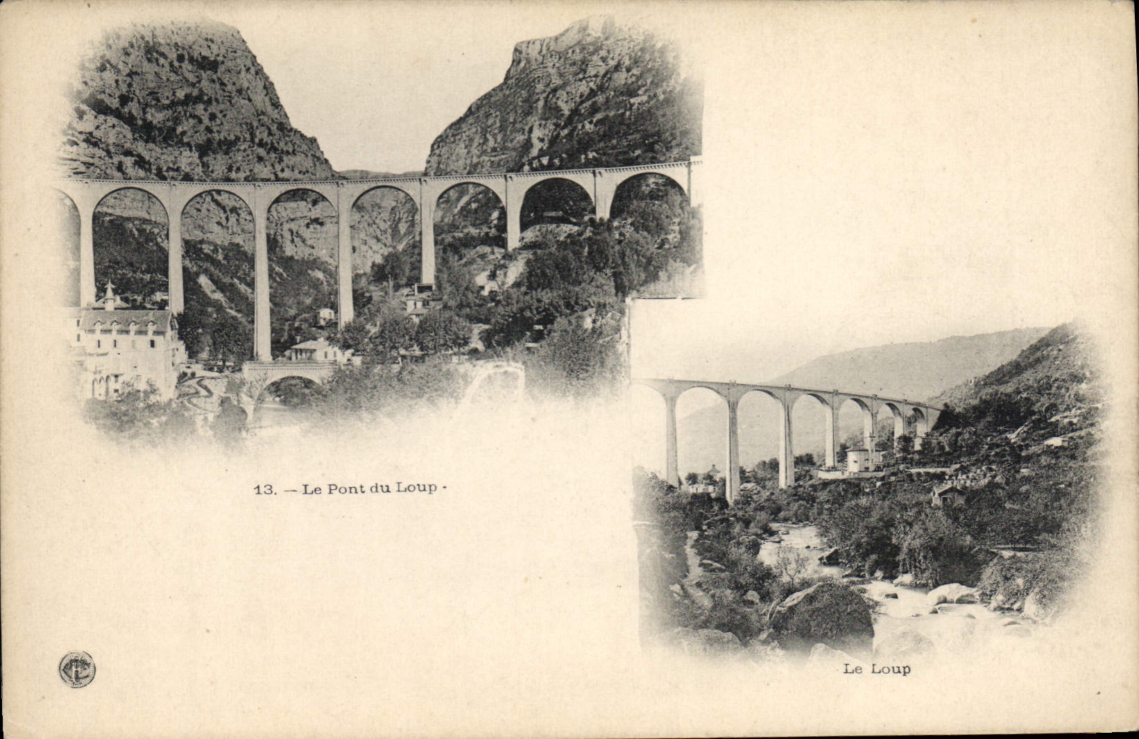 CPA pont du LOUP
