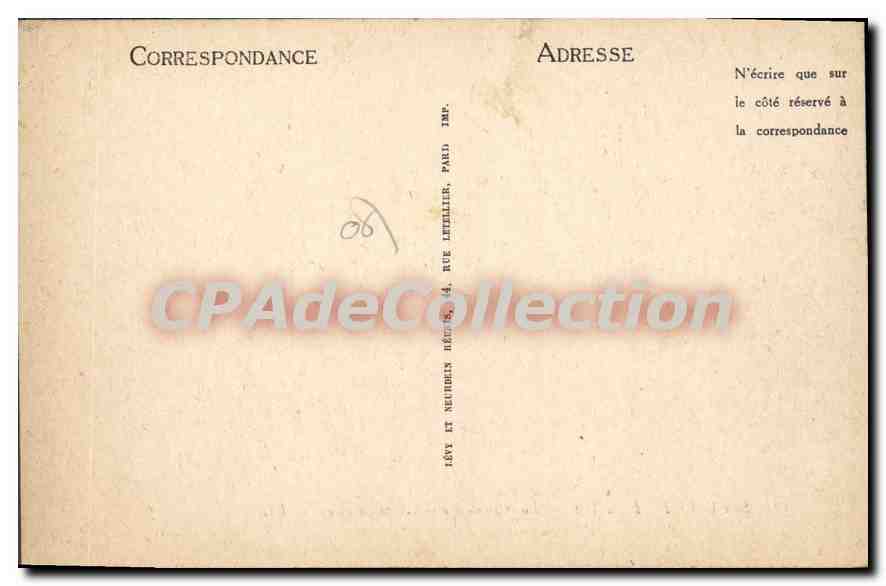 CPA cueillette des marguerites côte d'azur — Verso