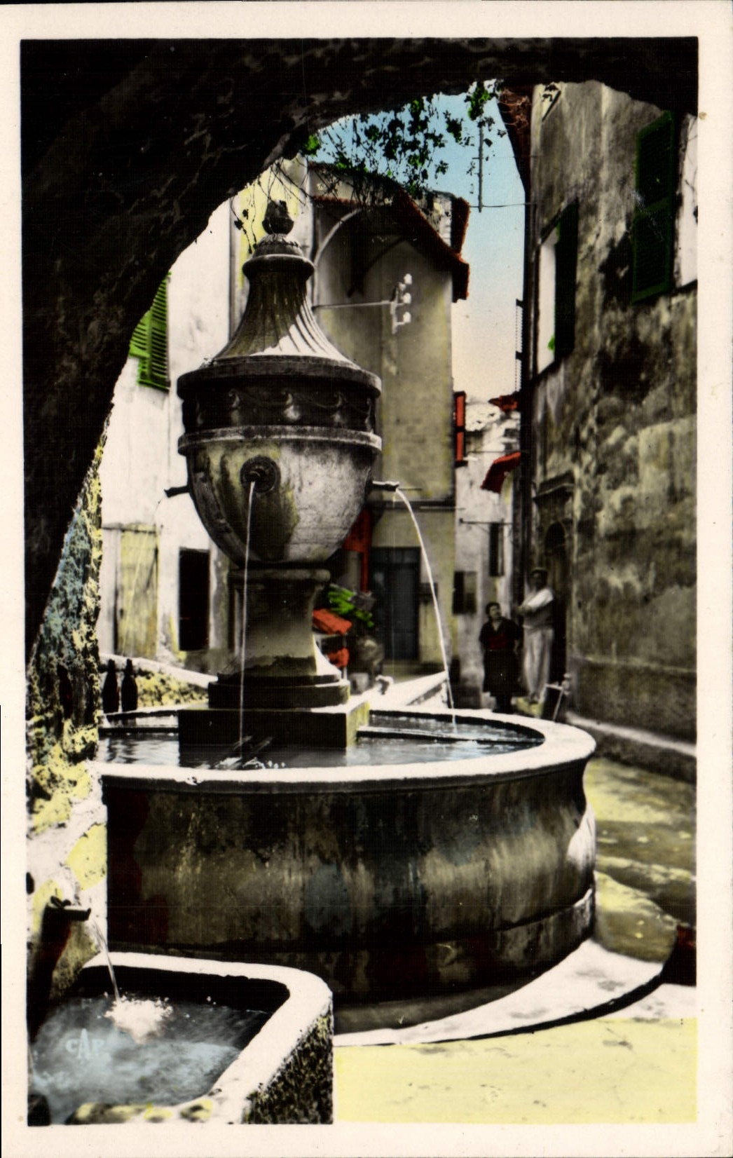 Saint-Paul-de-Vence — Une Vieille Fontaine (1840) — C.A.P. (51)