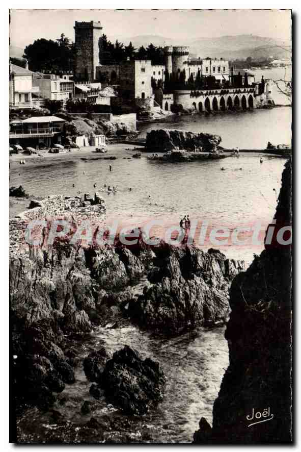 CPA LA NAPOULE corniche d'or château plage