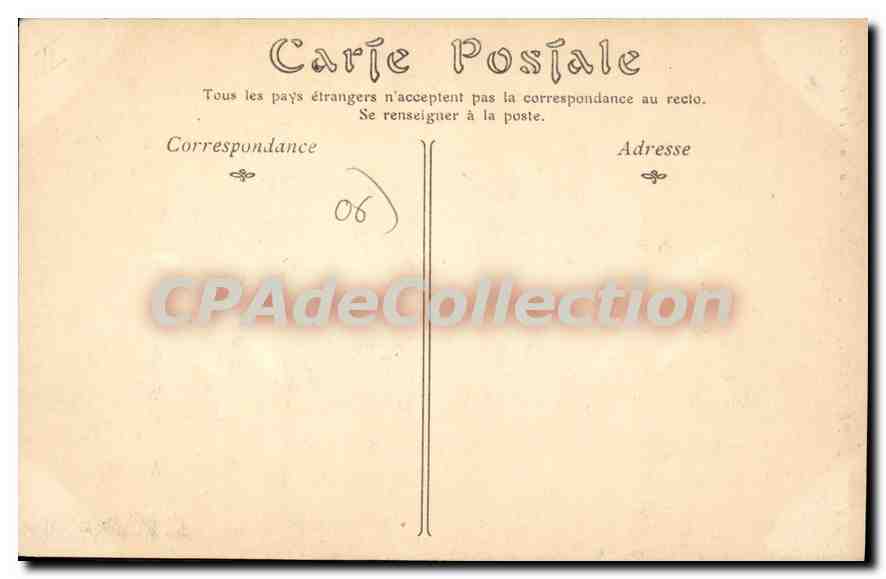 CPA GUILLAUMES passerelle de SAUZE — Verso
