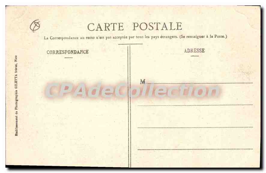 CPA GORGES et Chute DU LOUP — Verso