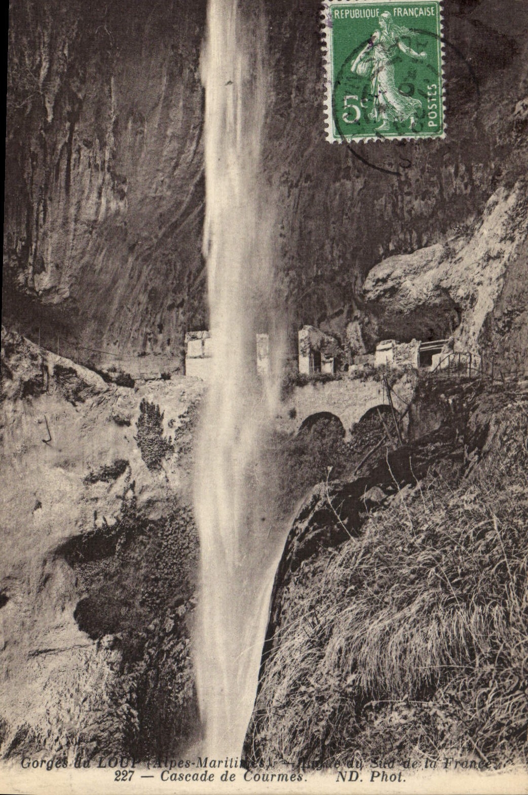 CPA GORGES DU LOUP cascade de Courmes
