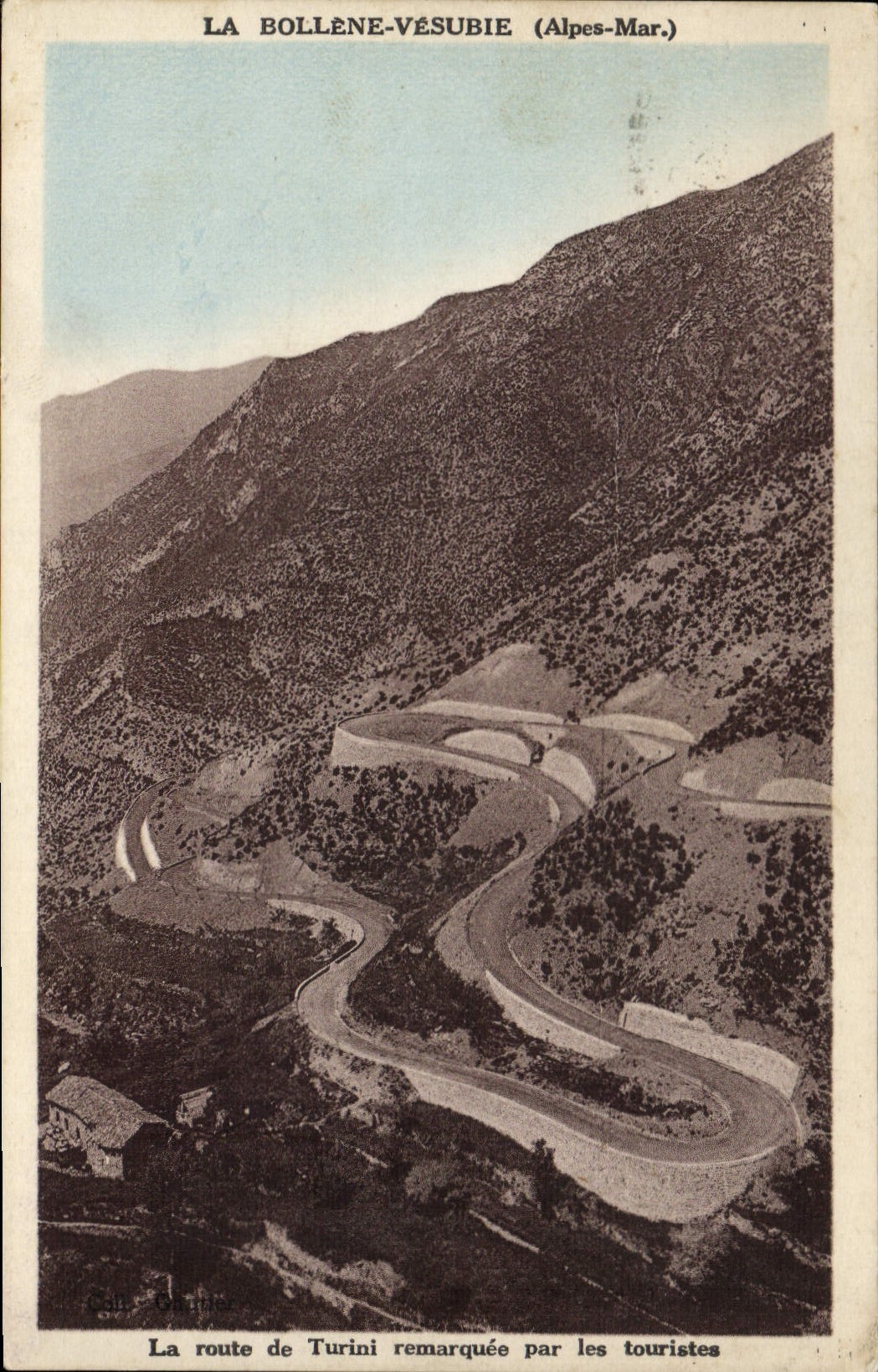 CPA LA BOLLENE-VESUBIE route de Turini