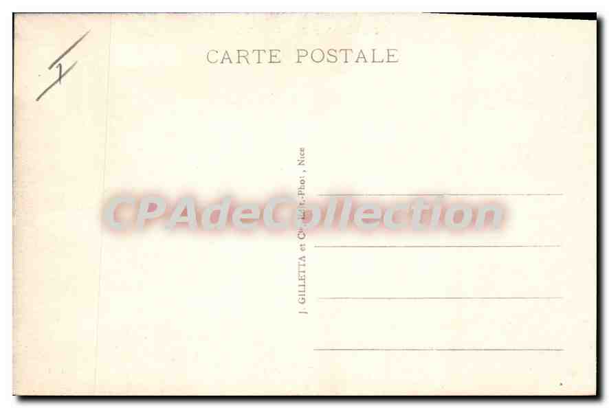 Excursion de SOSPEL — Itinéraire touristique avec illustrations — Edit. Gilletta — Rückseite