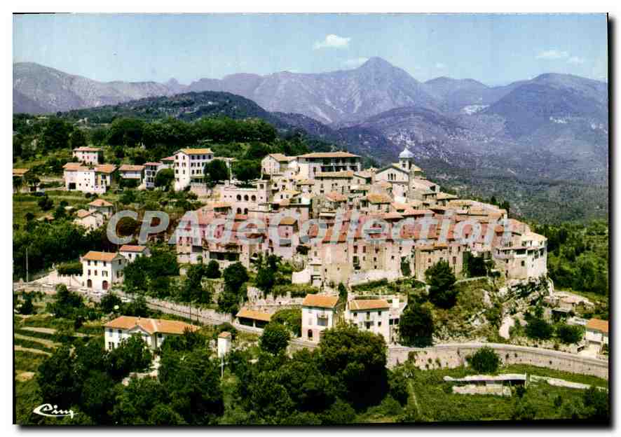 CPSM BERRE-les-ALPES vue générale aérienne