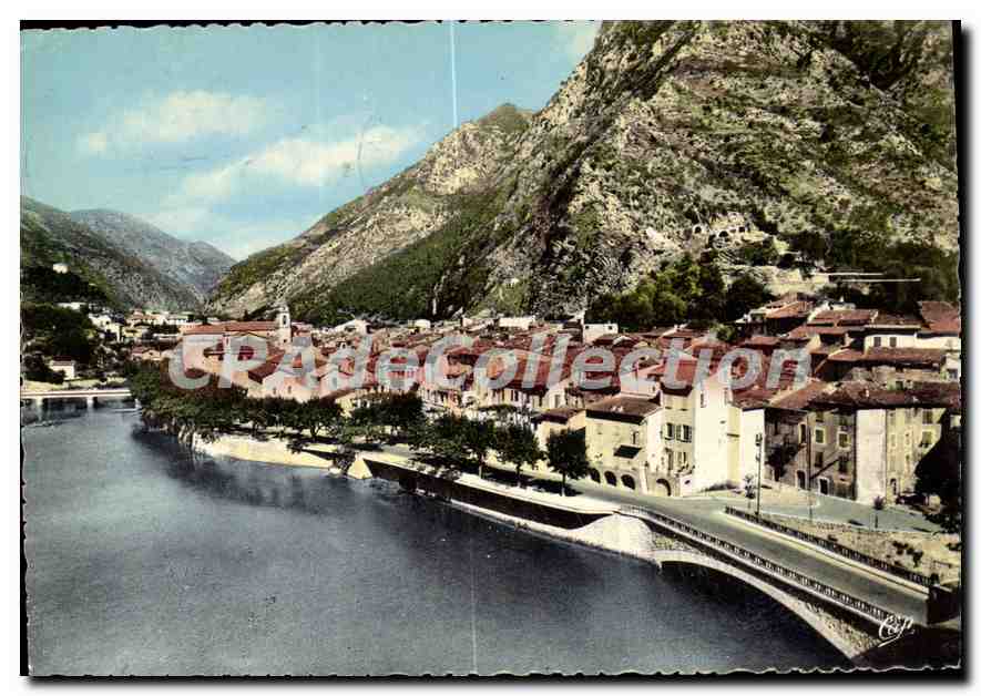 CPSM BREIL-sur-ROYA vue générale