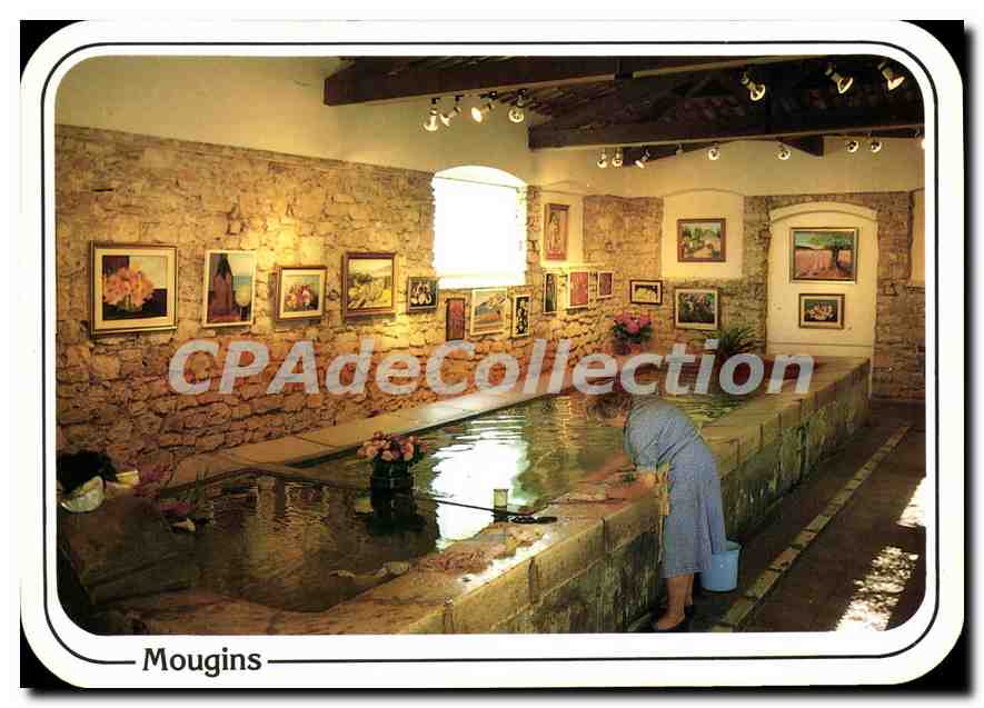 CPSM MOUGINS le lavoir galerie d'art