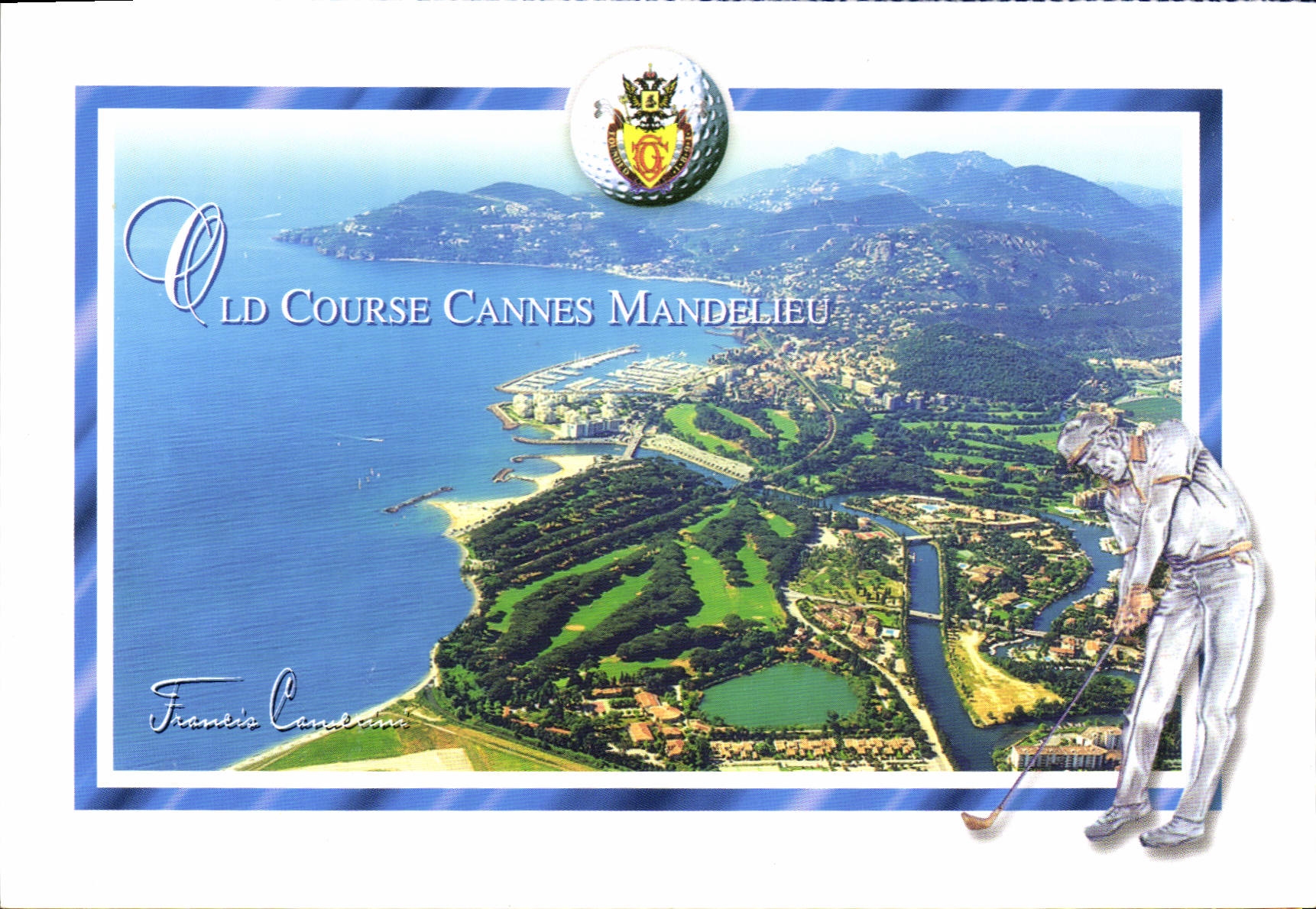 CPSM MANDELIEU golf old course CANNES-MANDELIEU