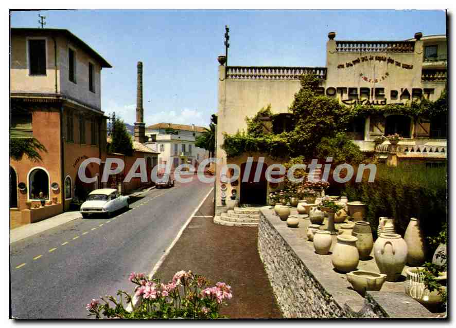 CPSM VALLAURIS centre mondial poterie céramique