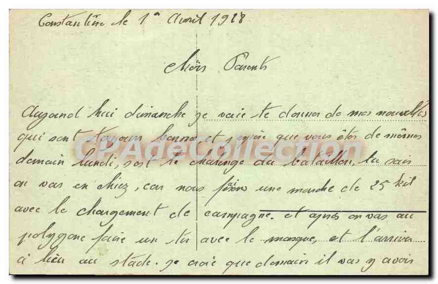 Alger — La Cathédrale et le Palais du Gouverneur — Éditeur R. B. n° 49 — Rückseite