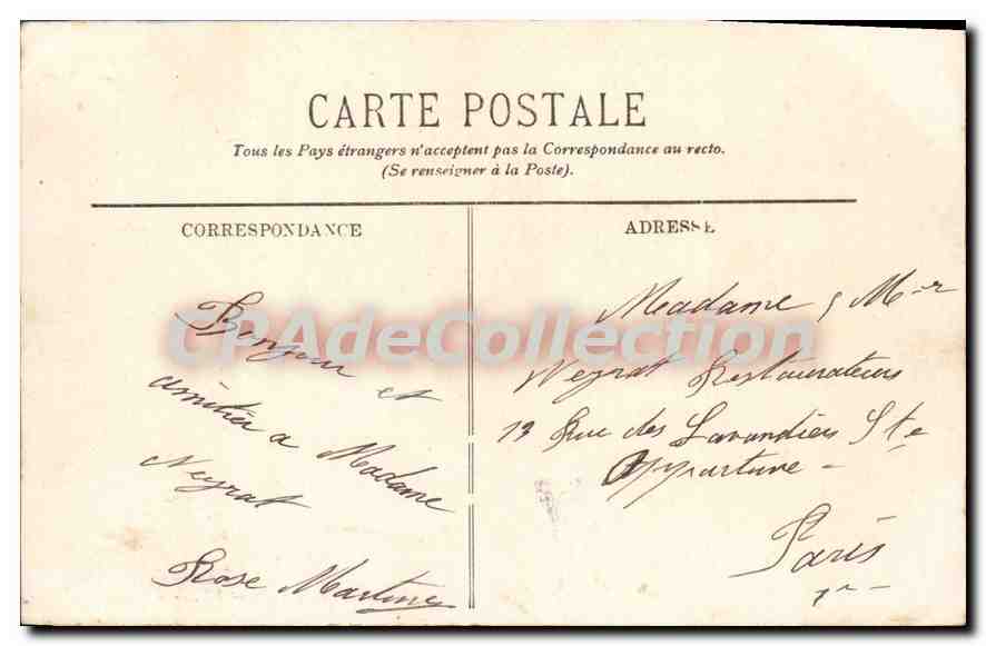 Algér - Panorama et Transatlantique dans le Port — LL. n°8 — Verso