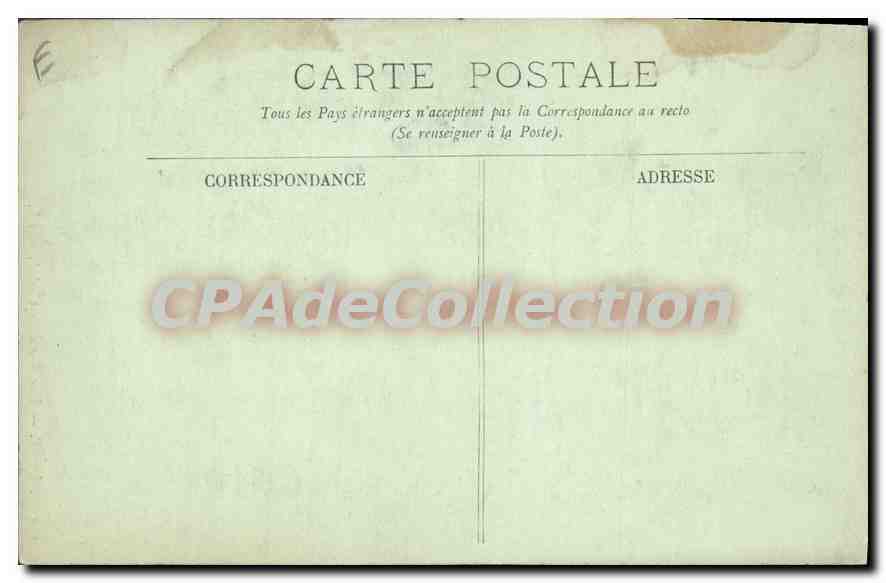 CPA ALGER une rue de la Casbah — Back