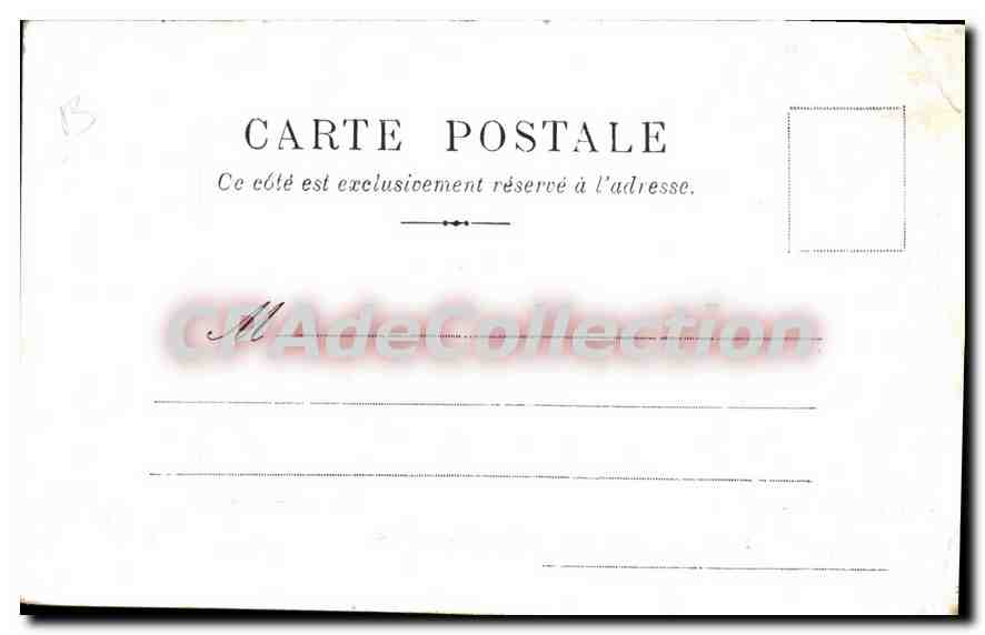 CPA ALGER le port vu du Mustapha palace hôtel — Back