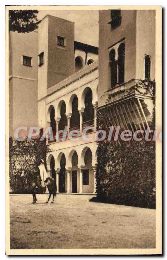 CPA ALGER palais d'été du gouverneur façade Est