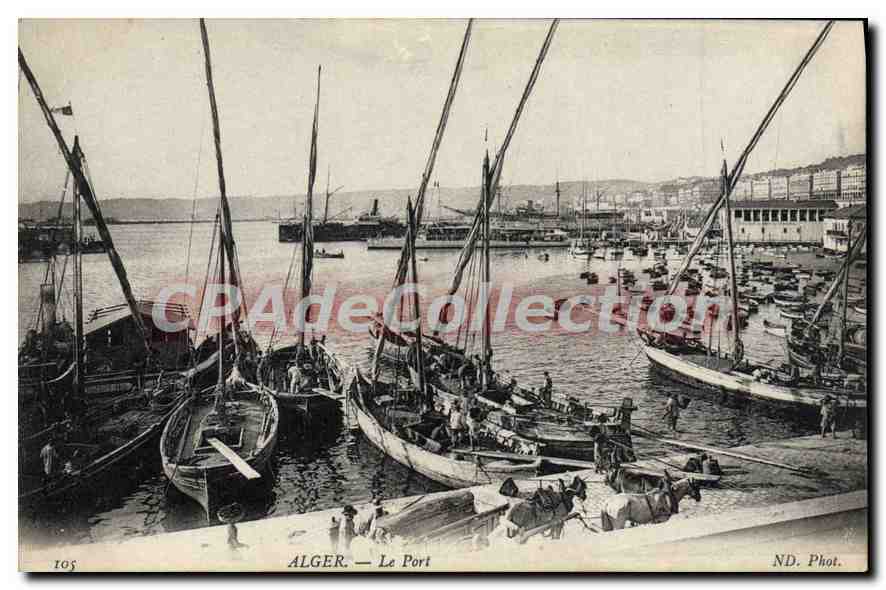 ALGER — Le Port — ND. Phot. n° 105