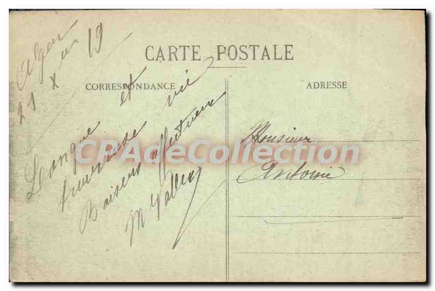 Algéro - Cathédrale et Palais d'Hiver du Gouverneur — Collection Régence, A. L., édit., Alger — Reverso