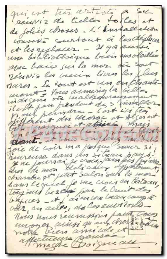 Algéro - Allée des Bambous au jardin d'essai — Éditeur : 273 — Back