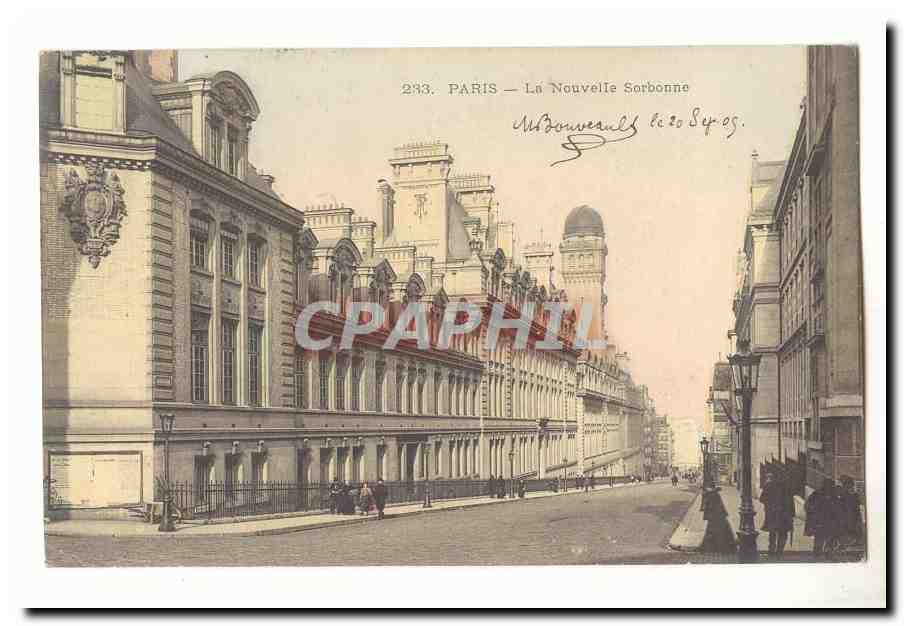 Paris (5eme) CPA La nouvelle Sorbonne 