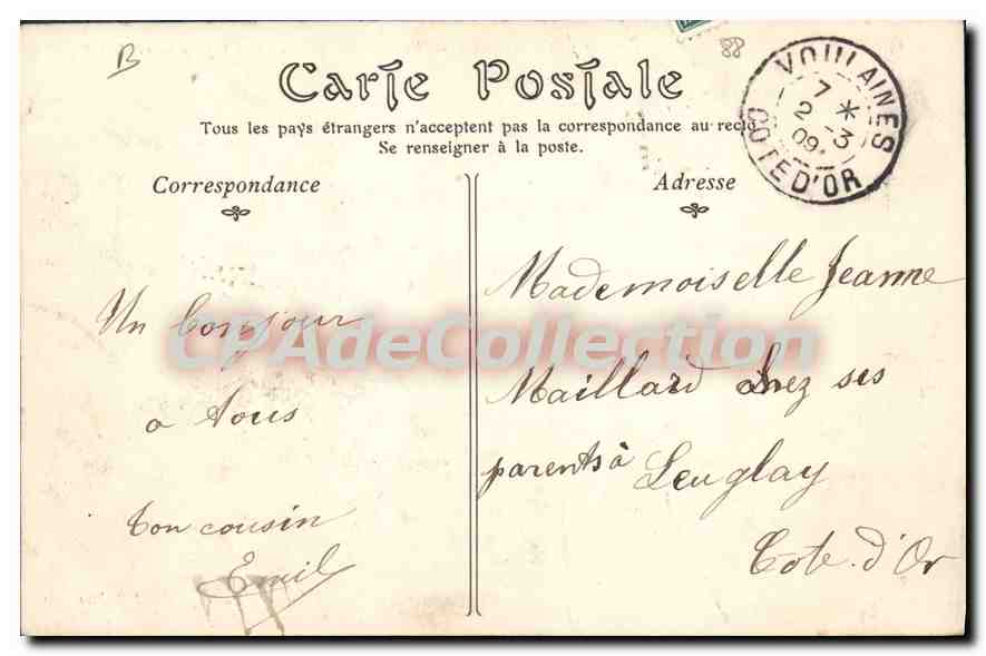 PLOMBIÈRES — Vue générale prise de la Chapelle Saint-Joseph — Reverso