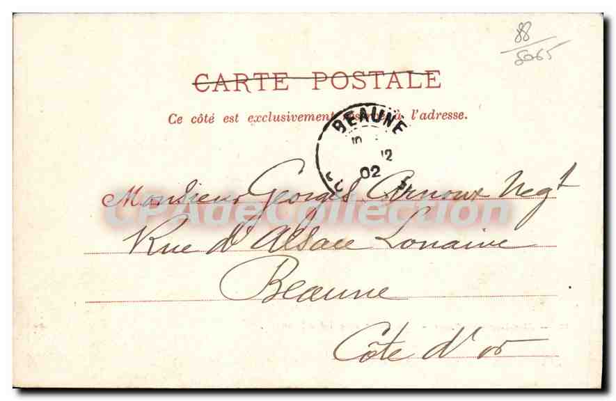 Plombières-les-Bains — Monument du peintre Français — Collection Heymann, Val d'Ajol, n°61 — Reverso