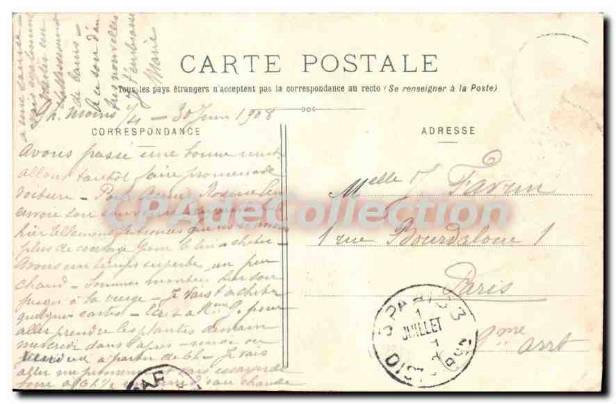Plombières-les-Bains — La Petite Promenade et Avenue Louis Français — Galeries Réunies de l'Est. G. Schweickert — Reverso