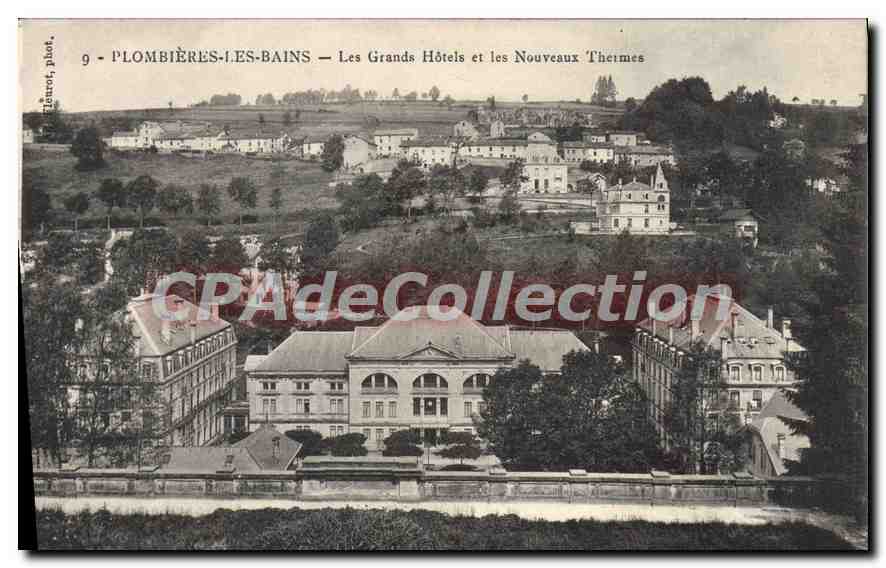 Plombières-les-Bains — Die Großen Hotels und die Neuen Thermalbäder — Verleger: Éd. Bérouot, n°9