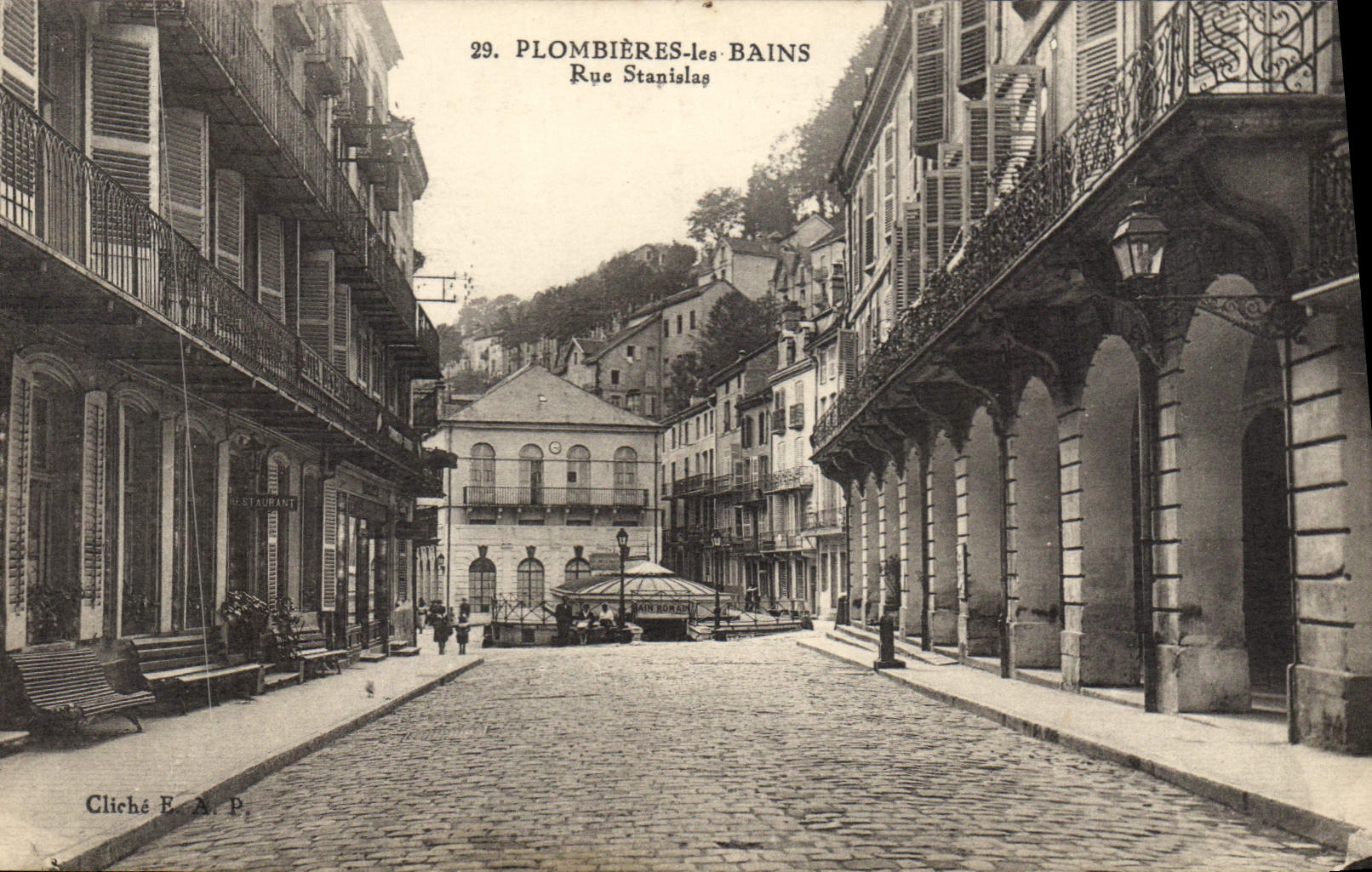 Plombières-les-Bains — Rue Stanislas — Cliché E. A. P.