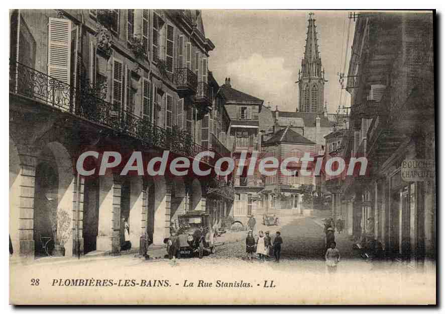 Plombières-les-Bains — La Rue Stanislas — LL