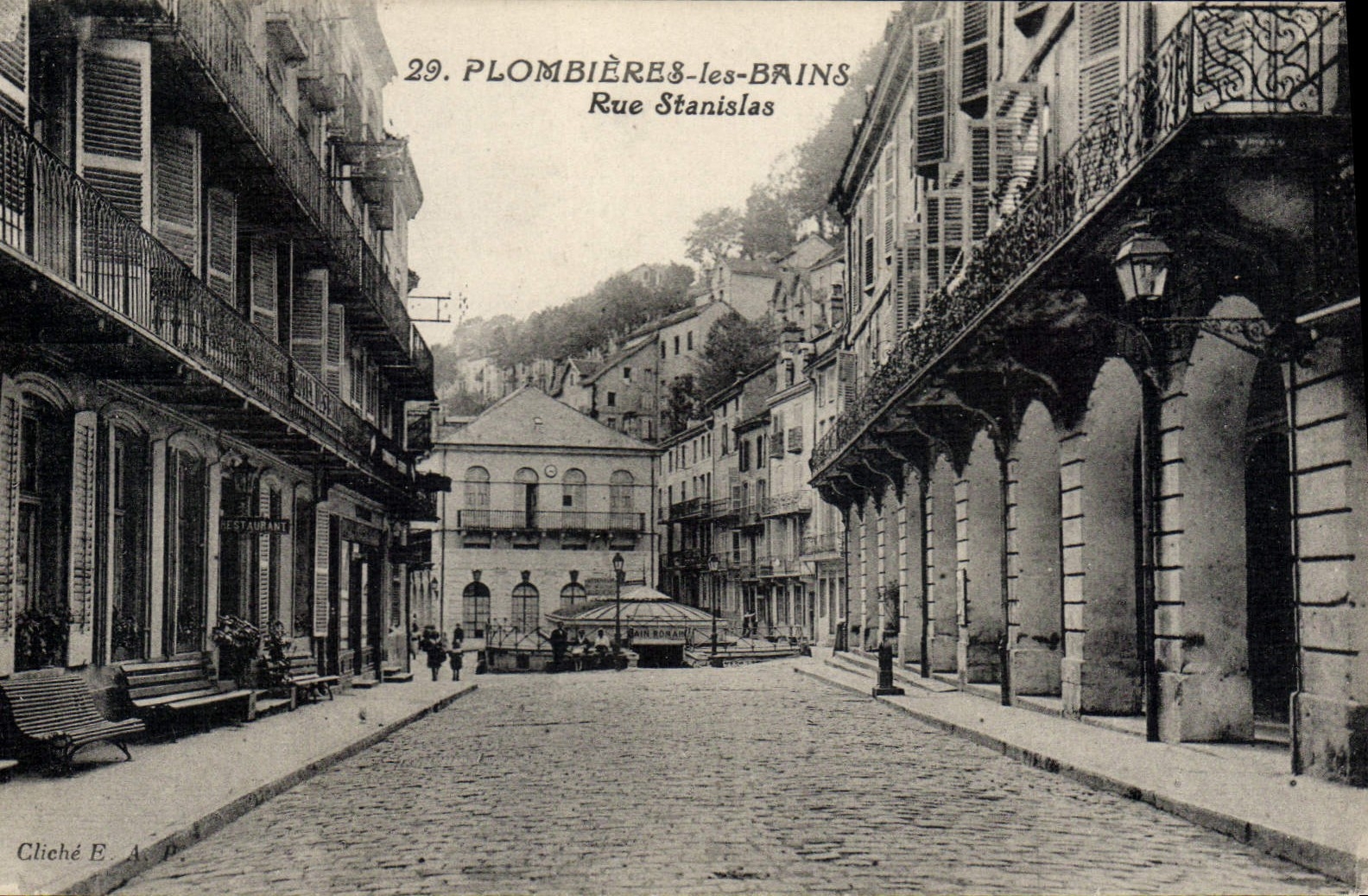 Plombières-les-Bains — Rue Stanislas — Cliché E. A. P.