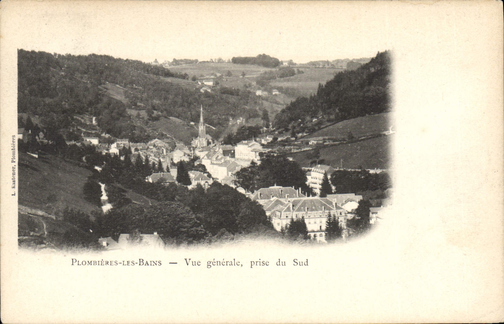 Plombières-les-Bains — Vue générale, prise du Sud — L. Kastanet, Plombières
