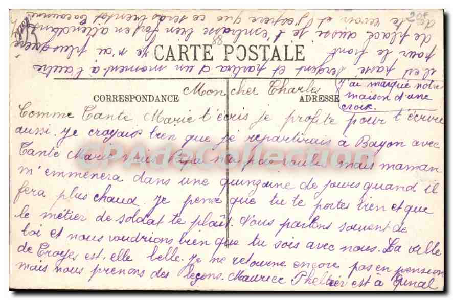Plombières — Le Bain Romain — LL, n°24 — Verso