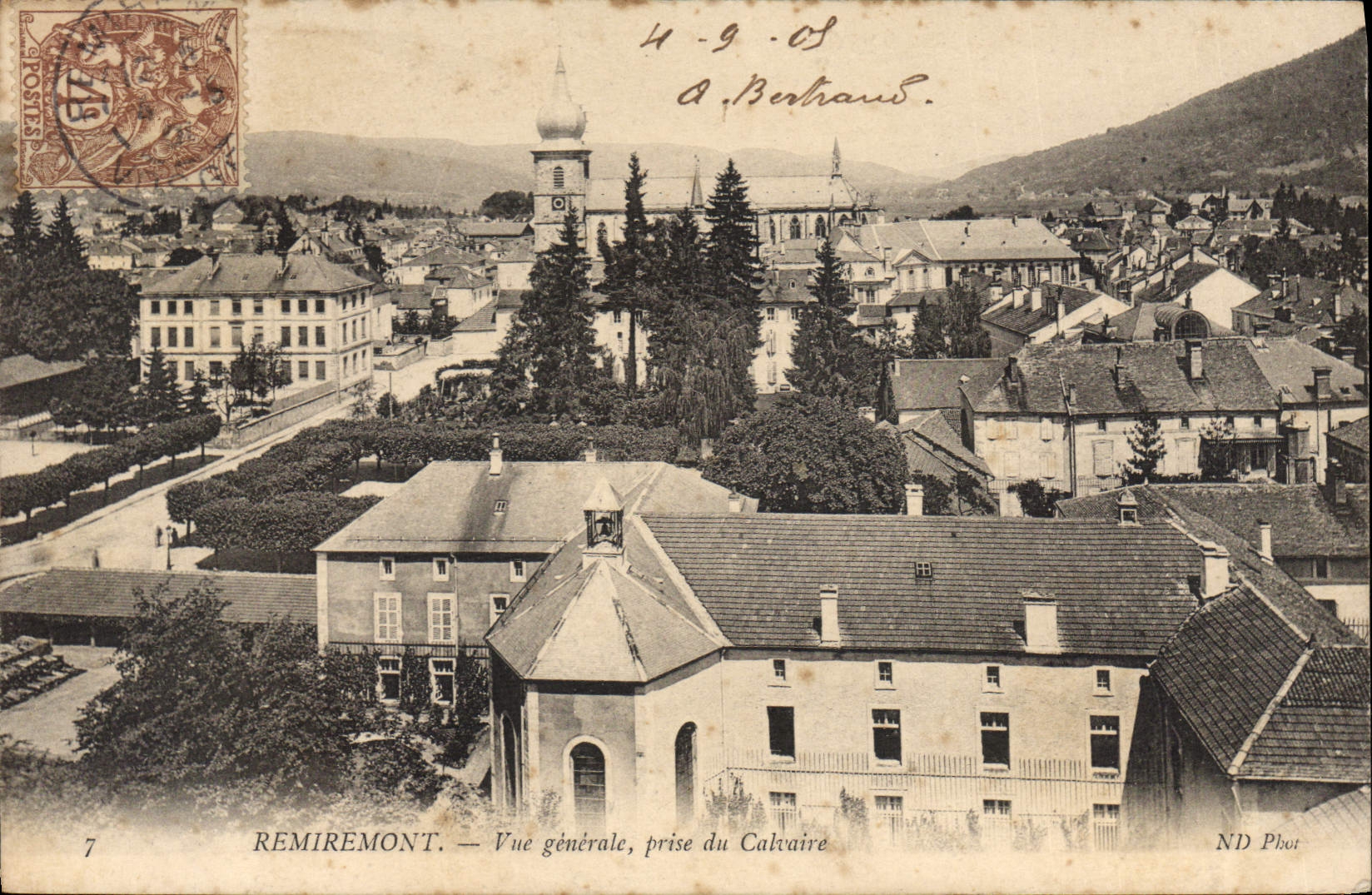 Remiremont — Allgemeine Ansicht, aufgenommen vom Calvaire — ND Phot, n°7