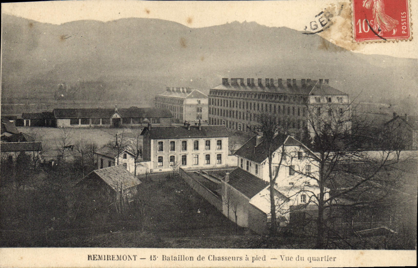 Remiremont — 15e Bataillon de Chasseurs à pied — Vue du quartier