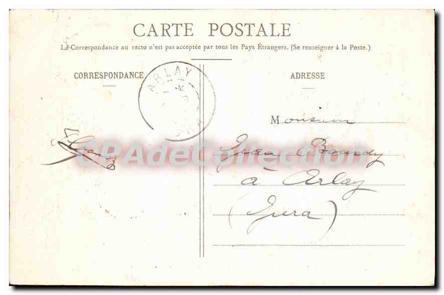 Saint-Pié (Vosges), Altitude 344 mètres — Panorama pris de la Maison Forestière de St-Martin — éditeur Weick, Département du Doubs, n° 8 — Verso