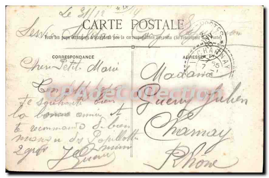 Les Vesges - Saint-Dié — La Laiterie Saint-Martin — Café Restaurant J. Jacquemet — Achterkant