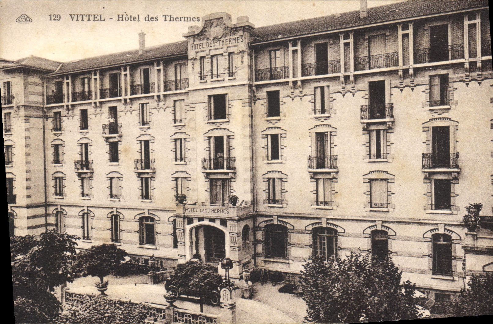 VITTEL - Hôtel des Thermes — éditeur anonyme, n° 129
